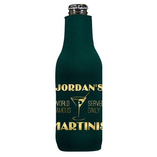 World Famous Martinis Bottle Huggers